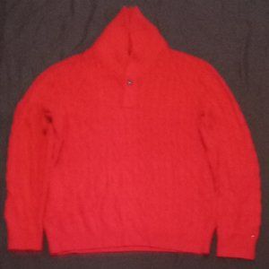 Pre- Owned Men’s Red Tommy Hilfiger Pullover Sweater